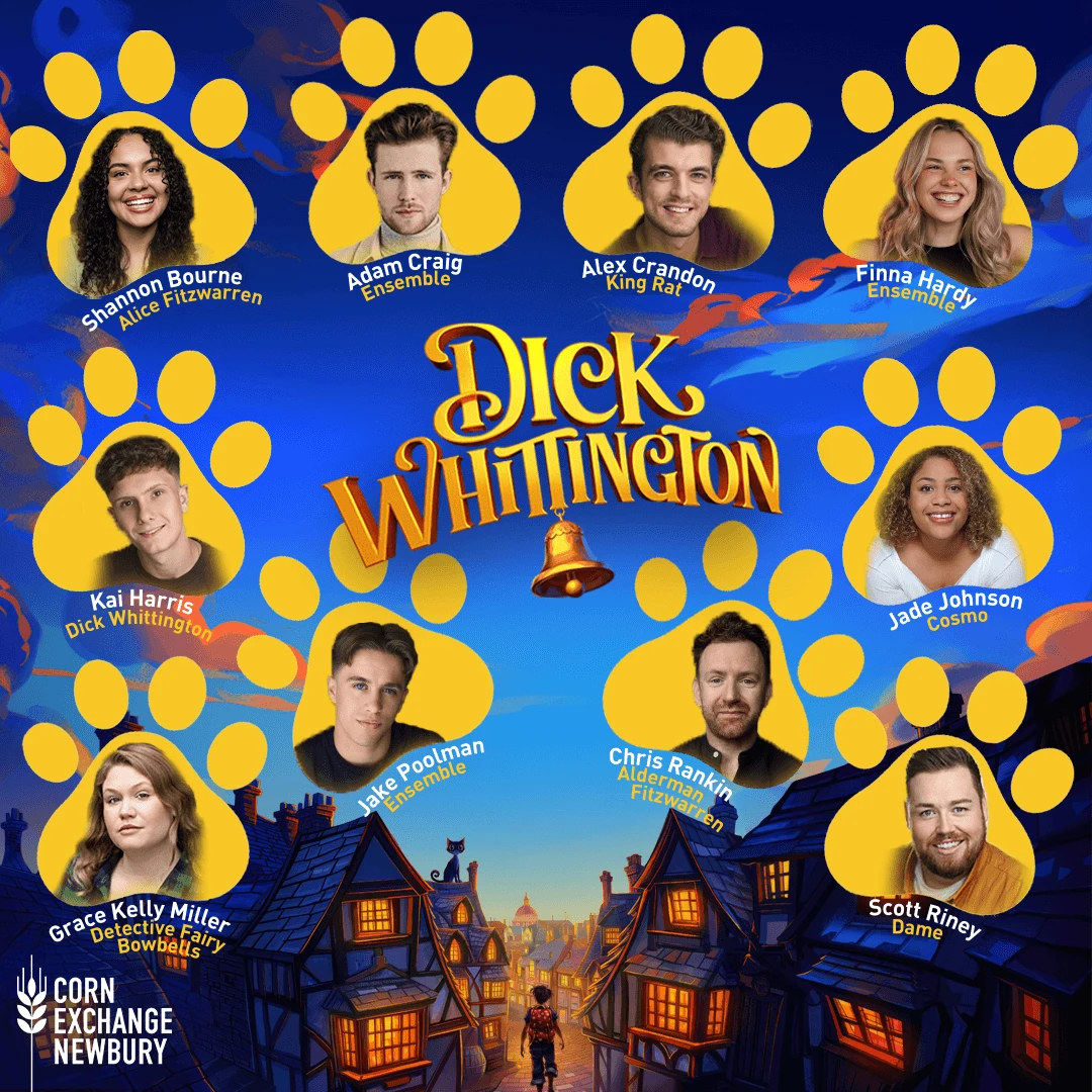 Corn Exchange Newbury Unveils Cast for Dick Whittington Pantomime