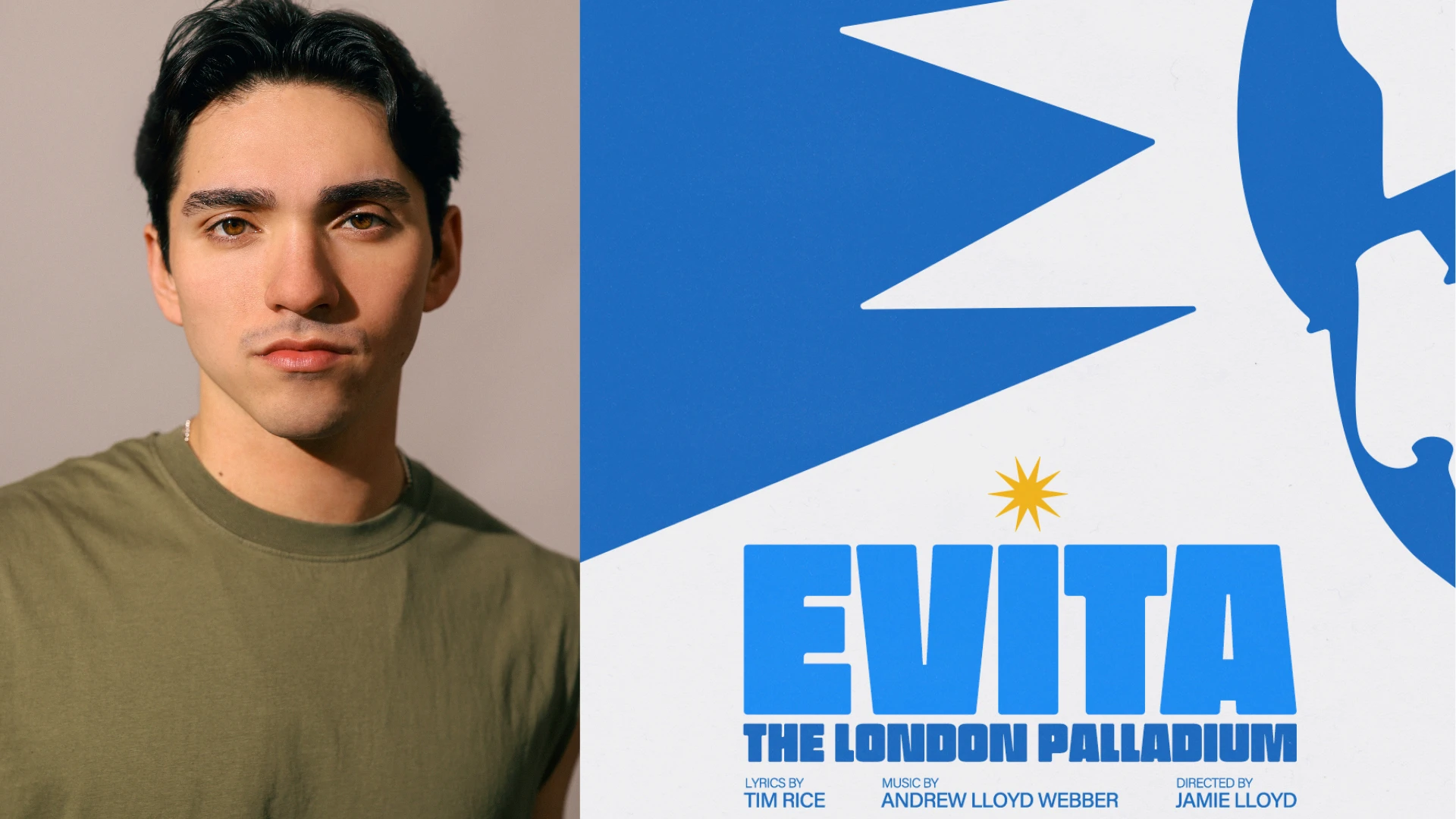 Diego Andrés Rodriguez Joins Rachel Zegler in Jamie Lloyd’s Evita at the London Palladium