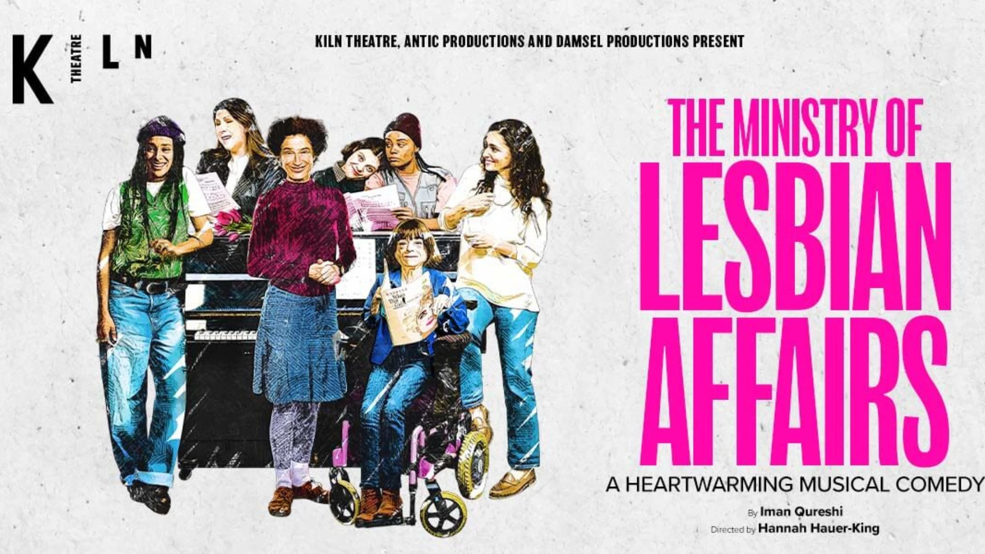 Full Cast and Creative Team Announced for The Ministry of Lesbian Affairs at Kiln Theatre
