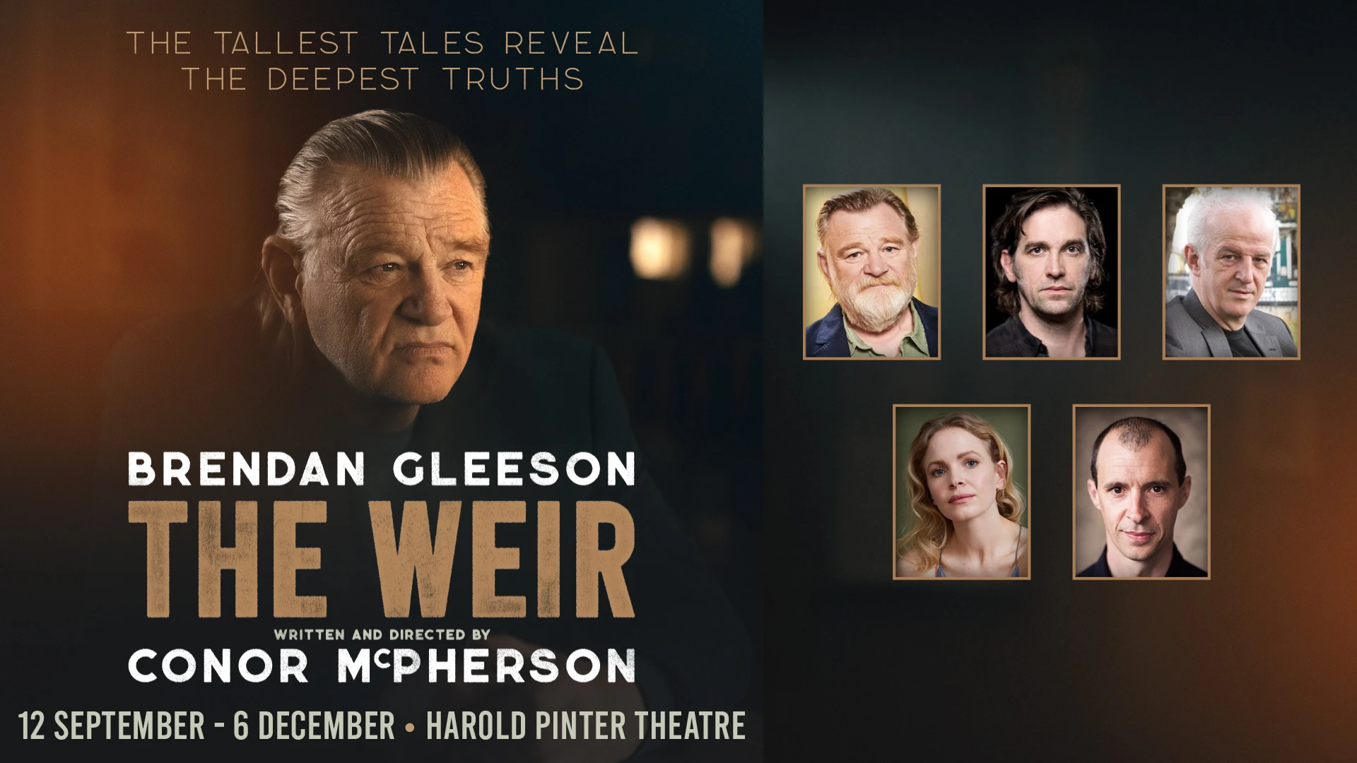 Full Cast Announced for Conor McPherson’s The Weir at the Harold Pinter Theatre