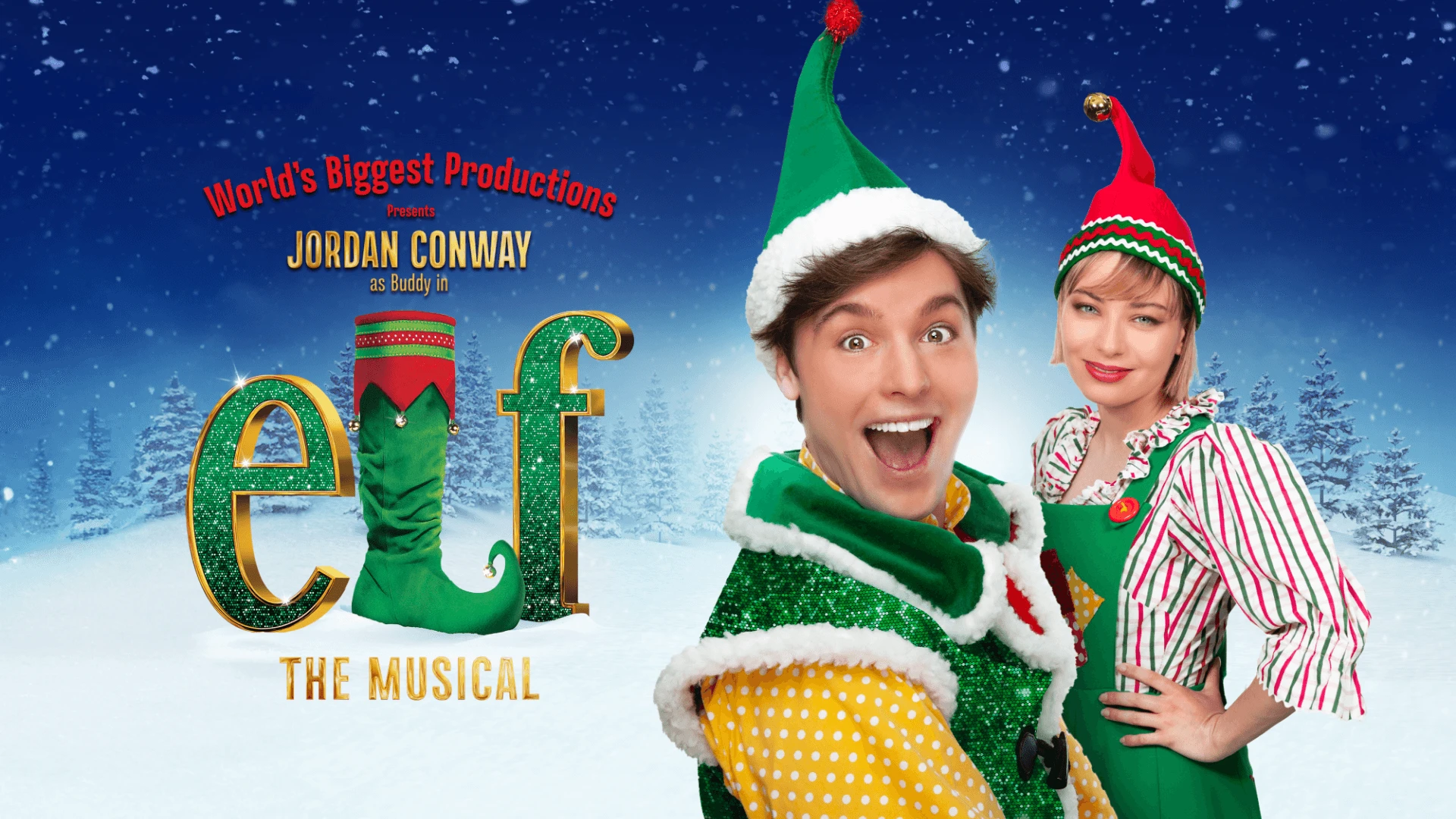 Jordan Conway Stars as Buddy in Elf The Musical at The Swan Theatre, High Wycombe