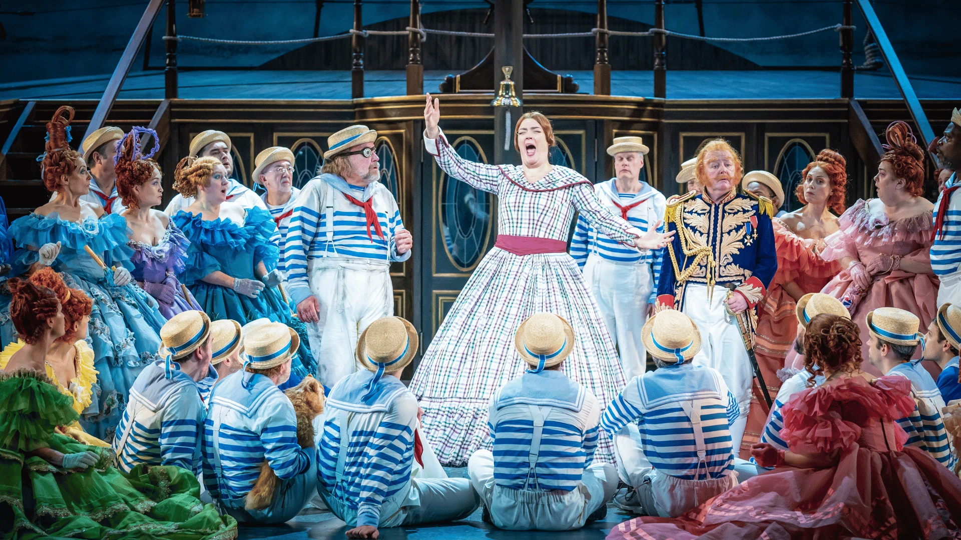 ENO, HMS Pinafore 2021, ensemble © Marc Brenner