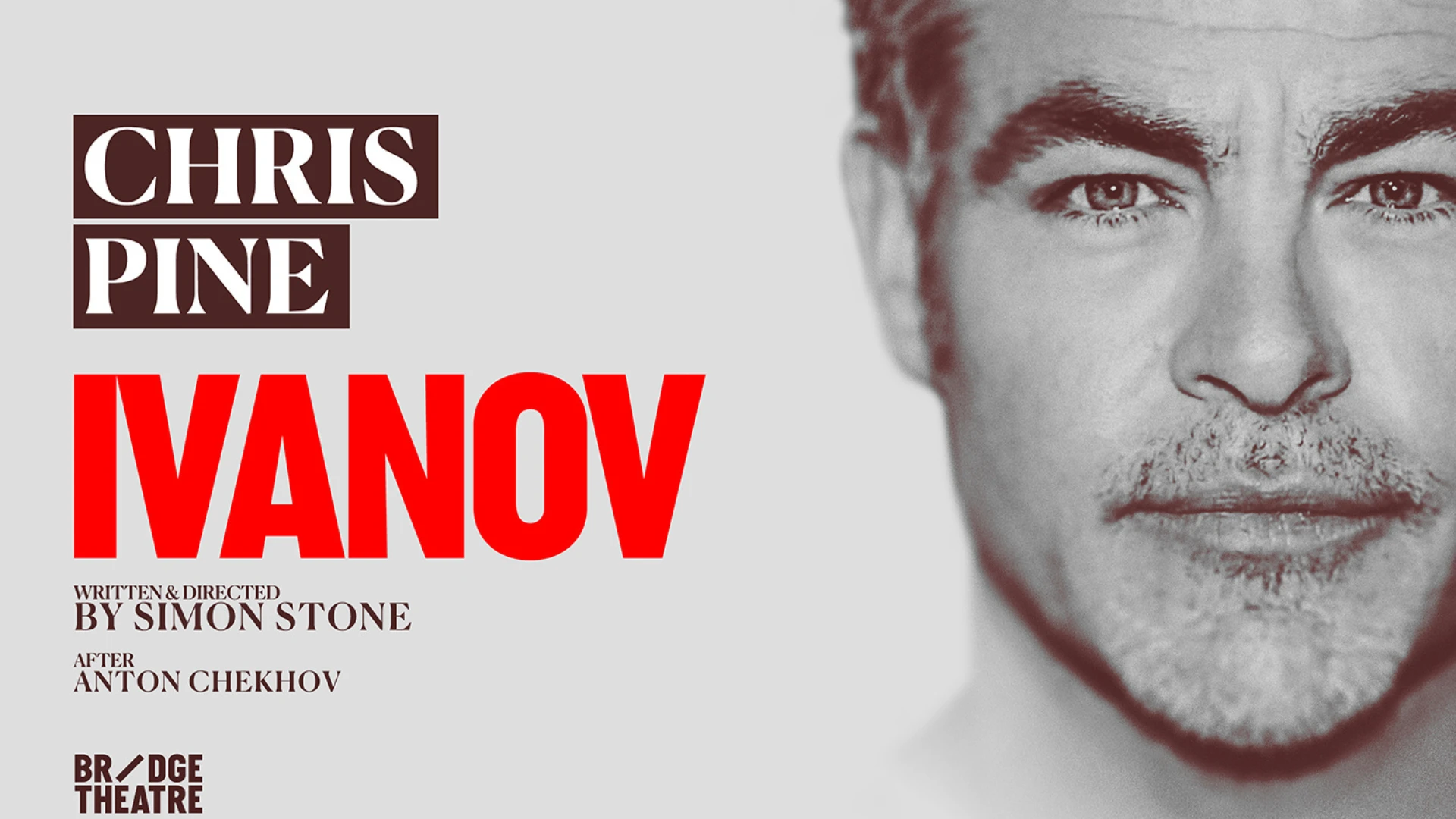 Chris Pine stars in Ivanov at London's Bridge Theatre