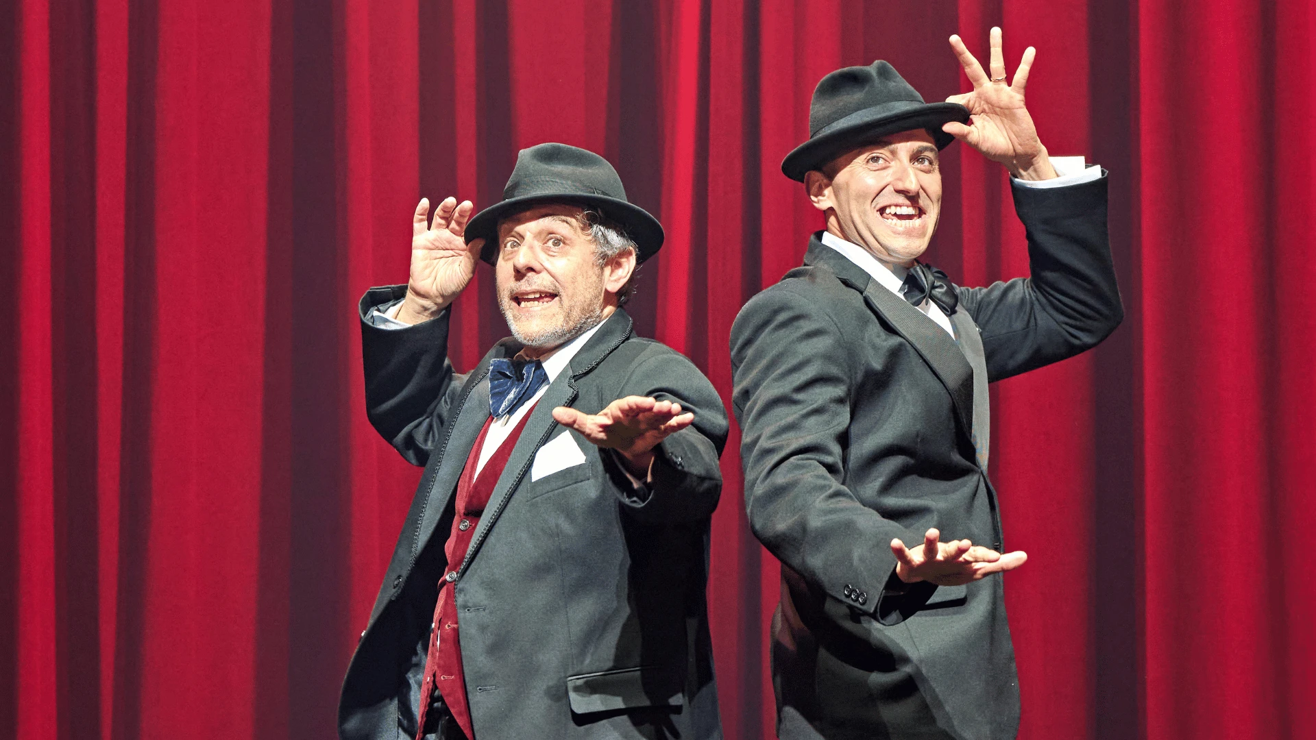 The Producers starring Andy Nyman (Max Bialystock) and Marc Antolin (Leo Bloom) credit Manuel Harlan