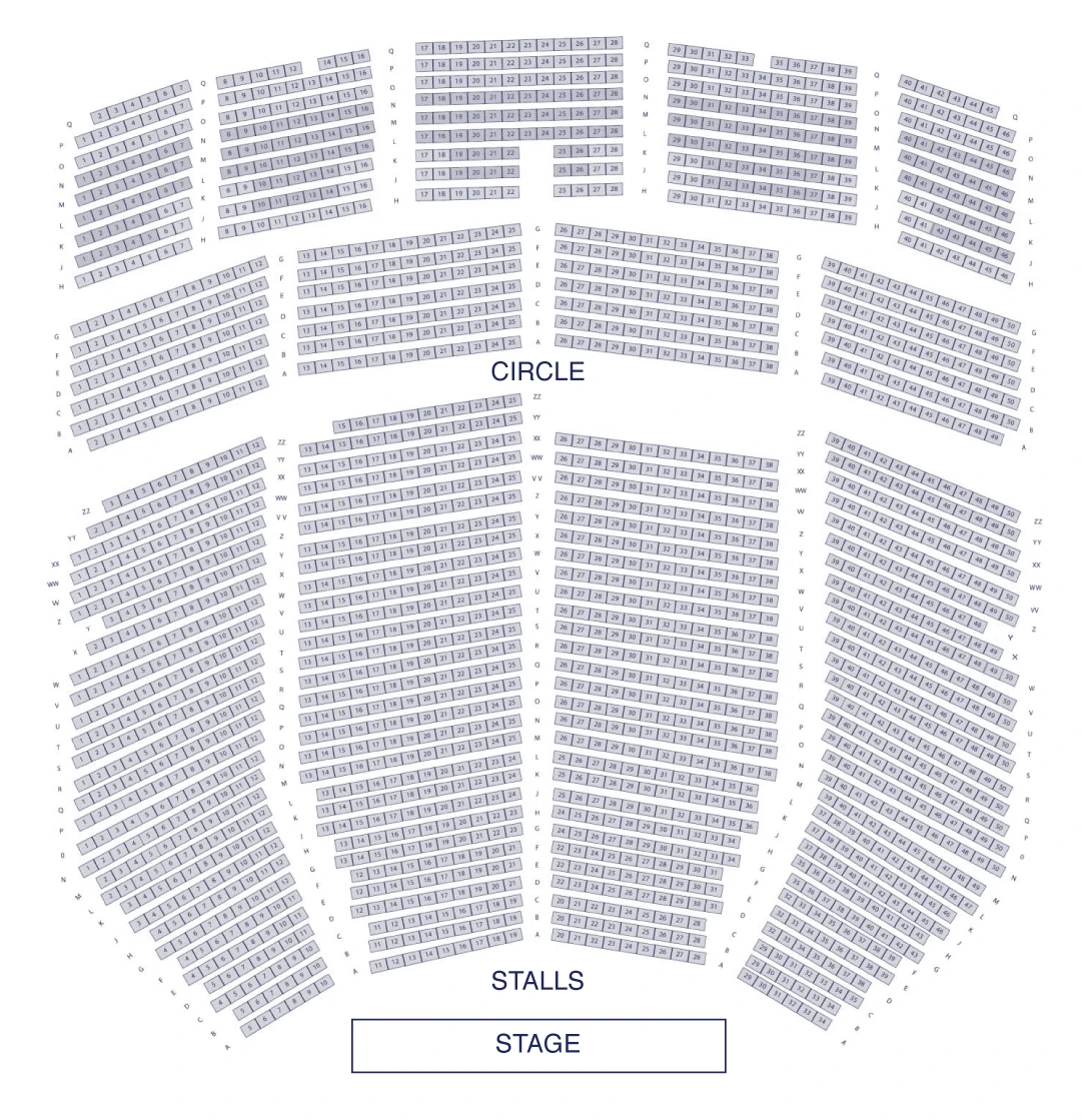 Dominion Theatre seating plan