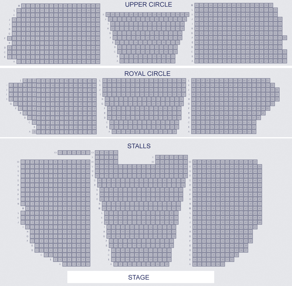 London Palladium seating plan