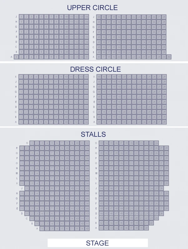 Phoenix Theatre seating plan
