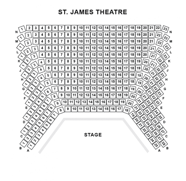 The Other Palace Theatre seating plan